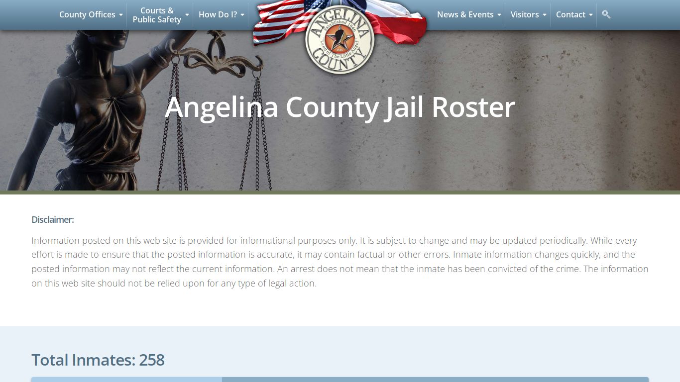 Jail Roster - Angelina County